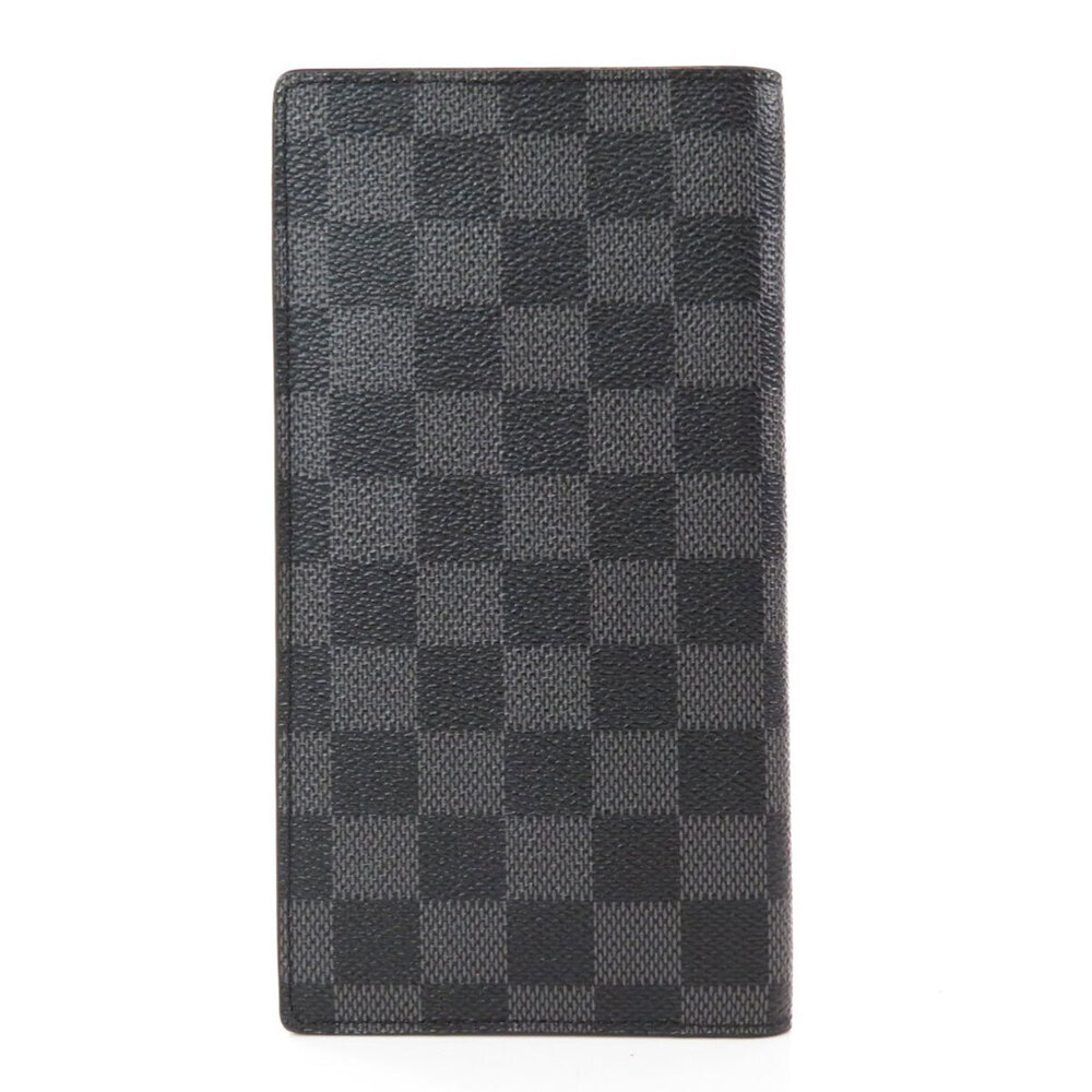 Louis Vuitton Long Wallet Canvas Damier Portefeuille Brown